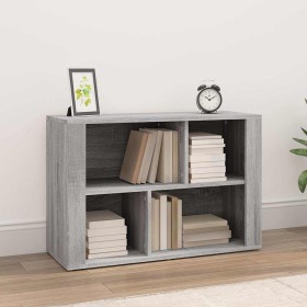 Aparador de madera contrachapada gris Sonoma 80x30x54 cm Aparador de madera contrachapada gris Sonoma 80x30x54 cm