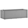 Flowerbed with automatic irrigation system gray 100x43x33 cm by vidaXL, Pots and planters - Ref: Foro24-317576, Price: 122,67...