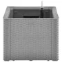 Flowerbed with automatic irrigation system gray 100x43x33 cm by vidaXL, Pots and planters - Ref: Foro24-317576, Price: 120,19...