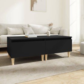 Mesas auxiliares 2 uds madera contrachapada negro 50x46x35 cm Mesas auxiliares 2 uds madera contrachapada negro 50x46x35 cm
