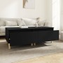 Mesas auxiliares 2 uds madera contrachapada negro 50x46x35 cm
