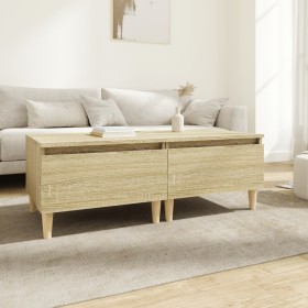 Mesas auxiliares 2 uds madera roble Sonoma 50x46x35 cm Mesas auxiliares 2 uds madera roble Sonoma 50x46x35 cm