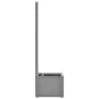 Arriate con enrejado y sistema de riego automático gris de vidaXL, Maceteros y jardineras - Ref: Foro24-317577, Precio: 101,6...