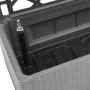 Arriate con enrejado y sistema de riego automático gris de vidaXL, Maceteros y jardineras - Ref: Foro24-317578, Precio: 146,9...