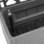 Flowerbed with trellis and gray automatic irrigation system by vidaXL, Pots and planters - Ref: Foro24-317578, Price: 149,74 ...