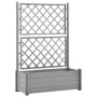 Stone gray PP trellis planter 100x43x142 cm by vidaXL, Pots and planters - Ref: Foro24-317582, Price: 135,34 €, Discount: %