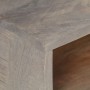 TV-Schrank aus massivem, rauem Mangoholz, grau, 130 x 35 x 51 cm von vidaXL, TV-Möbel - Ref: Foro24-321805, Preis: 184,82 €, ...