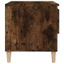 Mesitas de noche 2 uds contrachapada roble ahumado 50x46x50 cm