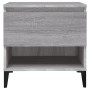 Mesa auxiliar de madera contrachapada gris Sonoma 50x46x50 cm