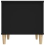 Mesa de centro madera contrachapada negro 60x44,5x45 cm
