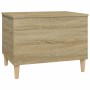 Mesa de centro madera contrachapada roble Sonoma 60x44,5x45 cm