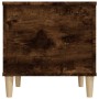 Mesa de centro madera contrachapada roble ahumado 60x44,5x45 cm
