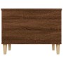 Mesa de centro madera contrachapada roble marrón 60x44,5x45 cm