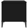 Mesa de centro madera contrachapada negro 60x44,5x45 cm