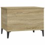 Mesa de centro madera contrachapada roble Sonoma 60x44,5x45 cm