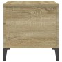 Mesa de centro madera contrachapada roble Sonoma 60x44,5x45 cm