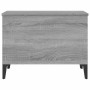 Mesa de centro madera contrachapada gris Sonoma 60x44,5x45 cm