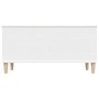 Mesa de centro madera contrachapada blanco 90x44,5x45 cm