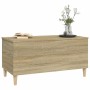 Mesa de centro madera contrachapada roble Sonoma 90x44,5x45 cm