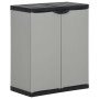 Gartenabfallschrank PP grau und schwarz 68x40x85 cm von vidaXL, Mülltonnen und Mülltonnen - Ref: Foro24-340987, Preis: 119,14...
