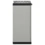 Garden waste cabinet PP gray and black 68x40x85 cm by vidaXL, Garbage cans and trash cans - Ref: Foro24-340987, Price: 143,29...