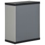 Gartenabfallschrank PP grau und schwarz 68x40x85 cm von vidaXL, Mülltonnen und Mülltonnen - Ref: Foro24-340987, Preis: 119,14...