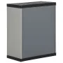 Gartenabfallschrank PP grau und schwarz 68x40x85 cm von vidaXL, Mülltonnen und Mülltonnen - Ref: Foro24-340987, Preis: 143,29...