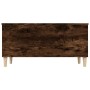 Mesa de centro madera contrachapada roble ahumado 90x44,5x45 cm