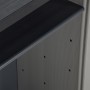 Garden waste cabinet PP gray and black 68x40x85 cm by vidaXL, Garbage cans and trash cans - Ref: Foro24-340987, Price: 111,16...