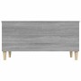 Mesa de centro madera contrachapada gris Sonoma 90x44,5x45 cm