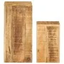 Pflanzenständer 2 Stück massives Mangoholz von vidaXL, Topfständer - Ref: Foro24-320804, Preis: 154,76 €, Rabatt: %