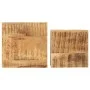 Pflanzenständer 2 Stück massives Mangoholz von vidaXL, Topfständer - Ref: Foro24-320804, Preis: 154,76 €, Rabatt: %
