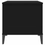 Mesa de centro madera contrachapada negro 90x44,5x45 cm