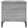 Mesa de centro madera contrachapada gris Sonoma 90x44,5x45 cm