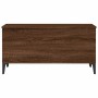 Mesa de centro madera contrachapada roble marrón 90x44,5x45 cm