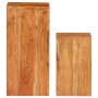 Soportes para plantas 2 unidades madera maciza de acacia de vidaXL, Soportes para macetas - Ref: Foro24-320805, Precio: 115,4...
