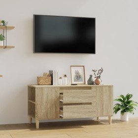 Mueble para TV madera contrachapada roble Sonoma 102x44,5x50 cm en Muebles TV | Comprar online en Foro24