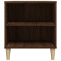 Mueble para TV madera contrachapada marrón roble 102x44,5x50 cm