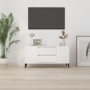 Mueble de TV madera contrachapada blanco brillo 102x44,5x50 cm en Muebles TV | Comprar online en Foro24