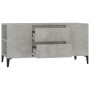 Mueble de TV madera contrachapada gris hormigón 102x44,5x50 cm en Muebles TV | Comprar online en Foro24