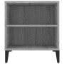 Mueble de TV madera contrachapada gris Sonoma 102x44,5x50 cm