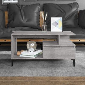 Mesa de centro madera contrachapada gris Sonoma 90x49x45 cm Mesa de centro madera contrachapada gris Sonoma 90x49x45 cm