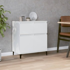 Aparador de madera contrachapada blanco 60x35x70 cm Aparador de madera contrachapada blanco 60x35x70 cm