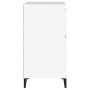 Aparador de madera contrachapada blanco 60x35x70 cm