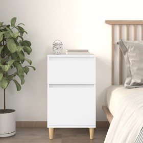 vidaxL Mesita de noche blanca 40x35x70 cm vidaxL Mesita de noche blanca 40x35x70 cm