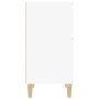 vidaxL Mesitas de noche blancas 2 uds 40x35x70 cm