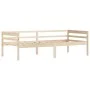 Solid pine wood bed frame 90x200 cm by vidaXL, Beds and slatted bases - Ref: Foro24-322051, Price: 113,81 €, Discount: %
