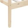 Solid pine wood bed frame 90x200 cm by vidaXL, Beds and slatted bases - Ref: Foro24-322051, Price: 113,81 €, Discount: %