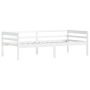 Solid white pine wood bed frame 90x200 cm by vidaXL, Beds and slatted bases - Ref: Foro24-322052, Price: 122,88 €, Discount: %