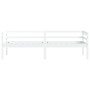Solid white pine wood bed frame 90x200 cm by vidaXL, Beds and slatted bases - Ref: Foro24-322052, Price: 122,88 €, Discount: %